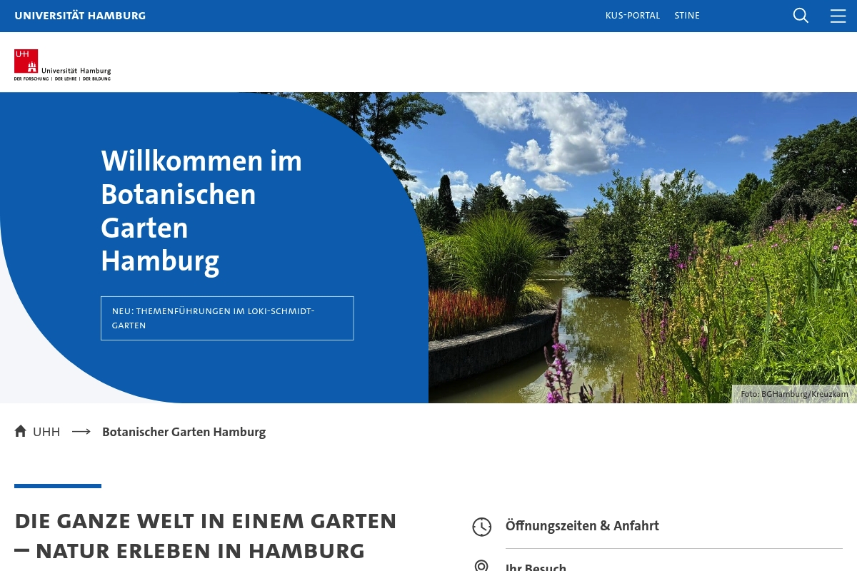 Botanischer Garten der Universität Hamburg - Loki-Schmidt-Garten